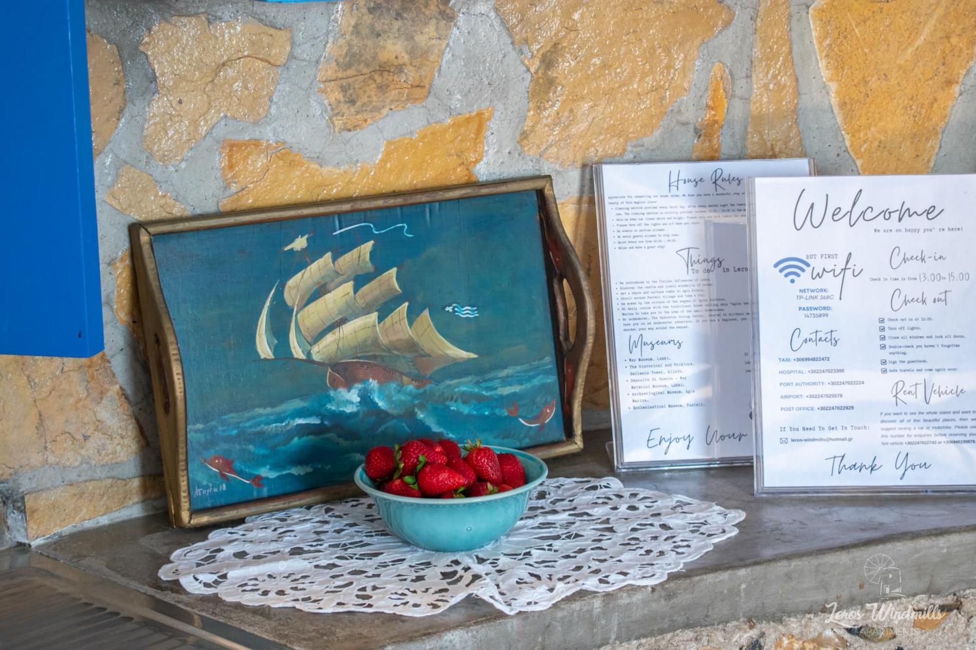 Appartamento Leros Windmills Panteli Esterno foto